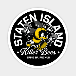 Staten Island Killer Bees (on dark) Magnet